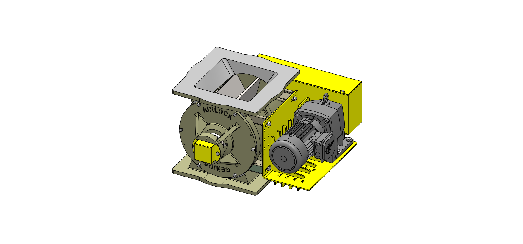 12 inch rotary airlock valve HDUCI