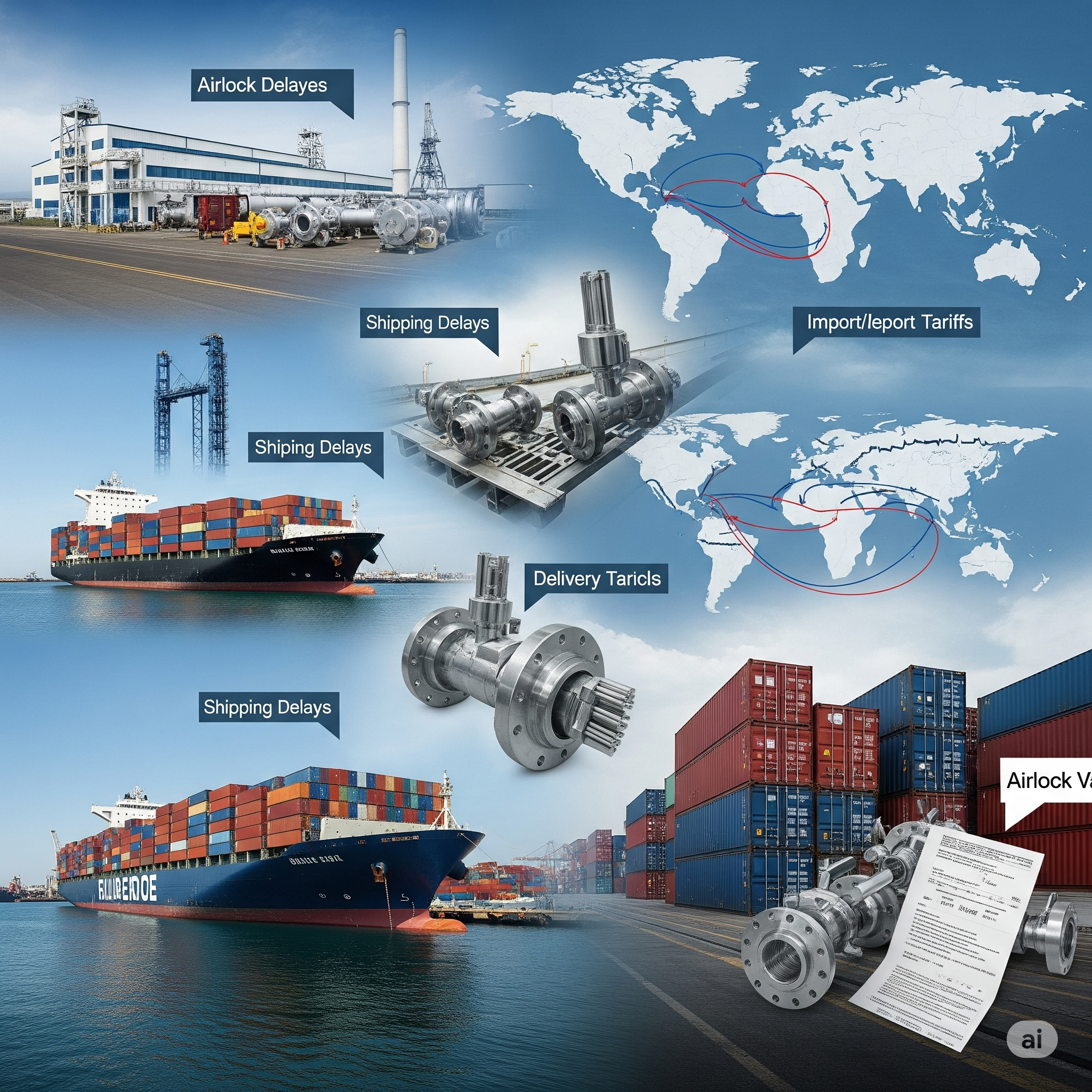 Lead Times, Supply Chain Challenges & Tariff Impact for Airlock Valves in the U.S.