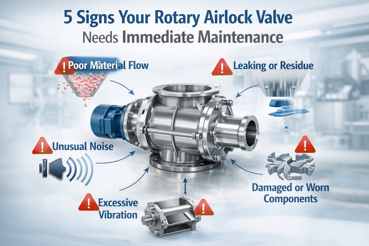 5 Signs Your Rotary Airlock Valve Needs Immediate Maintenance
